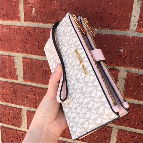 Nwt! Michael Kors Double Zip Wallet - Picture 1 of 5